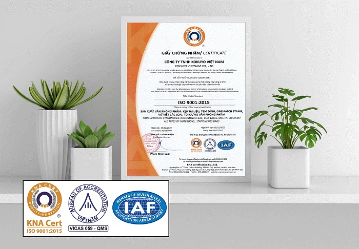 giới thiệu chứng nhận ISO 9001:2015